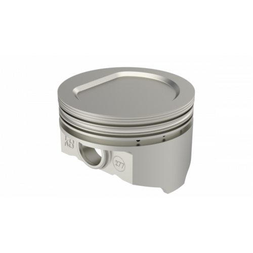 KB Piston, 4.126 in. Bore, For Olds 455 Rod 6.735 D-Cup +15cc, .STD Oversized, w/ Rings, Each