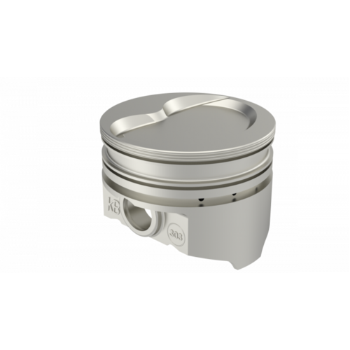 KB Piston, 4 in. Bore, For Ford 351W Rod 5.956 D-Cup 1+9.+5cc 2V, .020 Oversized, w/ Rings, Each