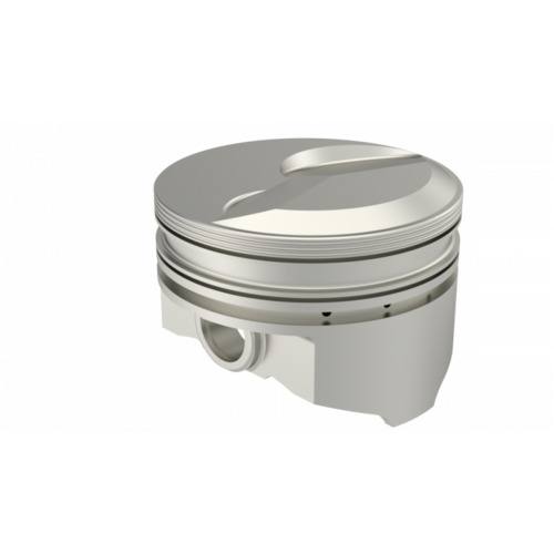 KB Piston, 4.36 in. Bore, For Ford 460 Rod -6.605 Solid Dome -11cc 1V, .STD Oversized, w/ Rings, Each
