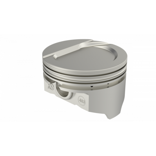 KB Piston, 4.36 in. Bore, For Ford 521 Rod 6.700 D-Cup 30cc 1V, .030 Oversized, w/ Rings, Each