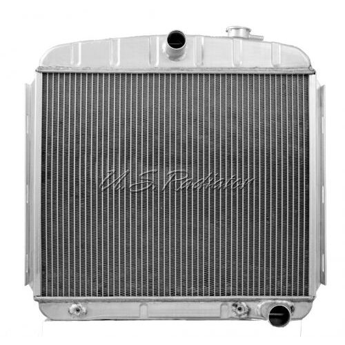 US Radiator Radiator direct fit Aluminium, For Chevrolet 1955-6 V8 Grill Side, Each