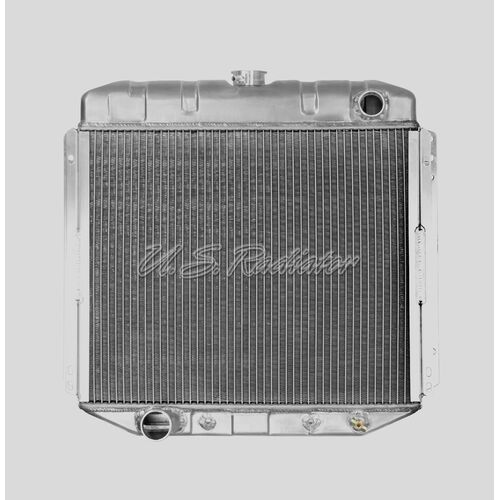 US Radiator Radiator direct fit Aluminium, For Ford Mustang 1967-69 V8 L/H Inlet, Each