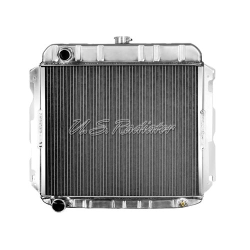 US Radiator Radiator direct fit Aluminium, For Plymouth Barracuda 1970-72, Each