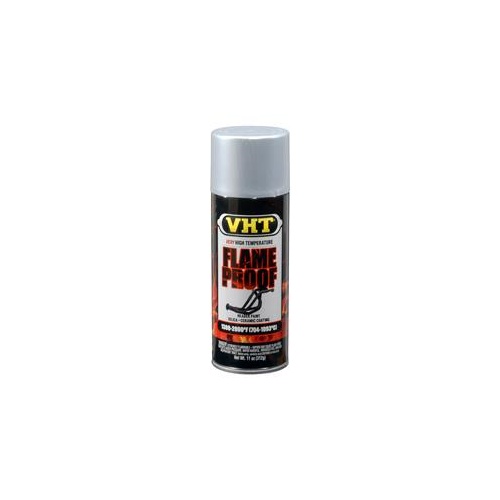 Paint, Flameproof Coating, High-Temperature, Flat, Silver, 11 oz, Aerosol Spray Can, Each