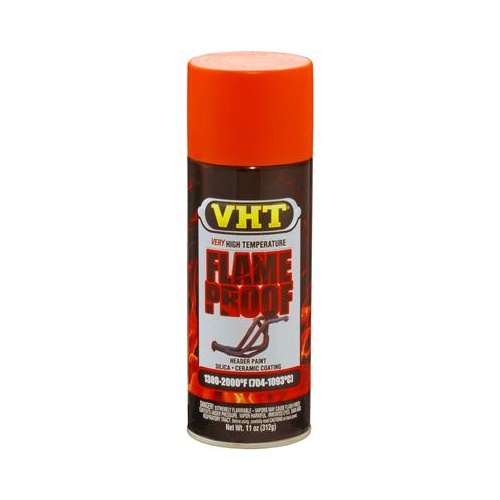 Paint, Flameproof Coating, High-Temperature, Flat, Orange, 11 oz., Aerosol Spray Can, Each