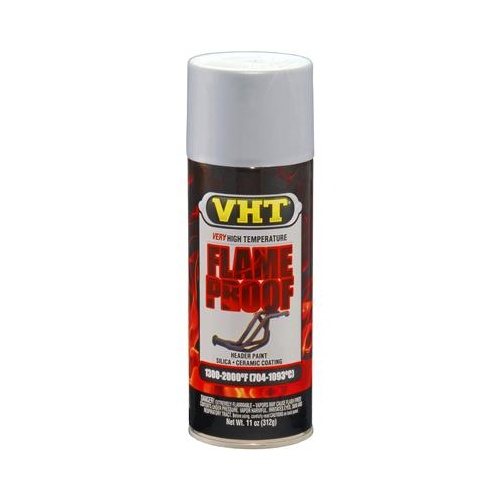 VHT Paint, Flameproof Coating, High-Temperature, Flat, Aluminium, 11 oz., Aerosol Spray Can, Each