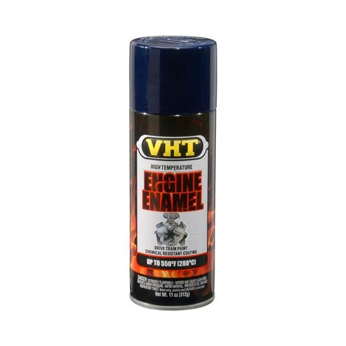 Paint, High-Temperature, Engine, Enamel, Gloss, Ford Dark Blue, 11 oz., Aerosol Spray Can, Each