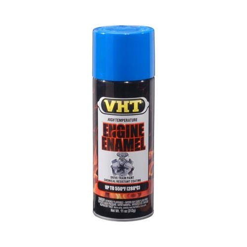 Paint, High-Temperature, Engine, Enamel, Gloss, Ford Light Blue, 11 oz, Aerosol Spray Can, Each