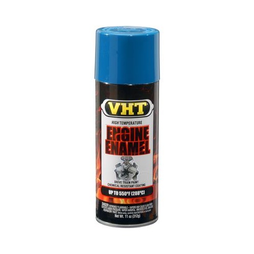 Paint, High-Temperature, Engine, Enamel, Gloss, General Motors Blue, 11 oz., Aerosol Spray Can, Each