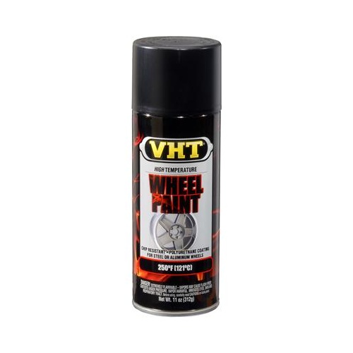 Paint, Wheel, Polyurethane, Satin, Black, 11 oz, Aerosol Spray Can, Each