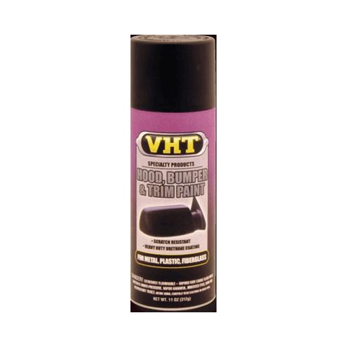 Paint, Hood and Bumper, Uerthane, Flexible, Satin, Black, 11 oz, Aerosol Spray Can, Each