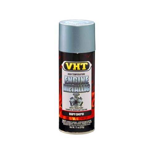 VHT Paint, High-Temperature, Engine, Enamel, Flat Metallic, Titanium Silver Blue, 11 oz., Aerosol Spray Can, Each