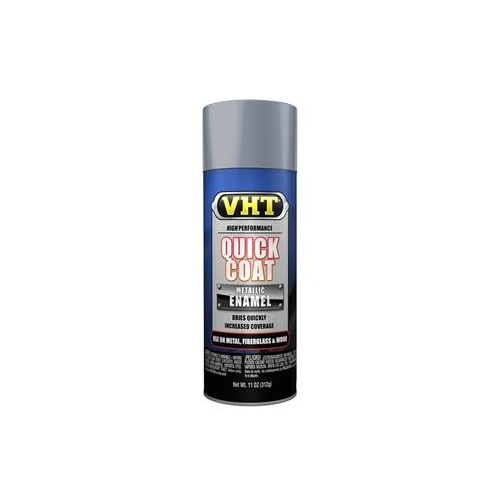 Paint, Quick Coat, Polyurethane, Enamel, Gloss, Bright Aluminum, 11 oz., Aerosol Spray Can, Each