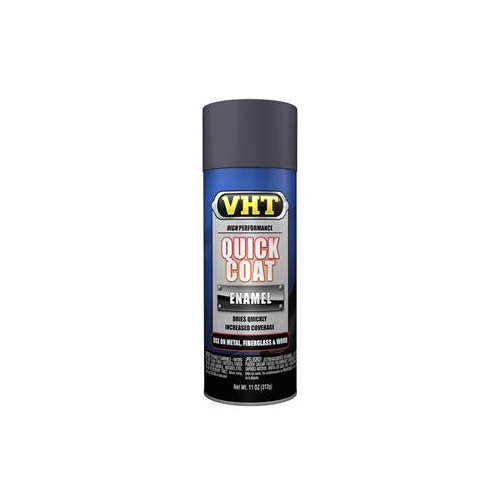 Paint, Quick Coat, Polyurethane, Enamel, Flat, Machinery Gray, 11 oz., Aerosol Spray Can, Each