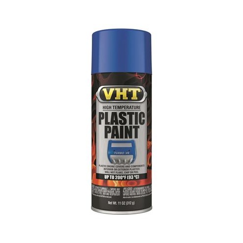 Paint, VHT® MATTE BLUE HIGH TEMPERATURE PLASTIC PAINT