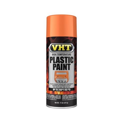 Paint, High Temp Plastic, Acrylic Enamel, Gloss, Orange, 11 oz., Aerosol Spray Can, Each