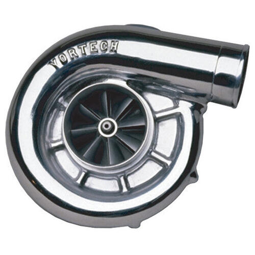 Vortech Superchargers, V-1 SCI-Trim, Curved Discharge, Heavy Duty, CW Rotation, Polished Finish