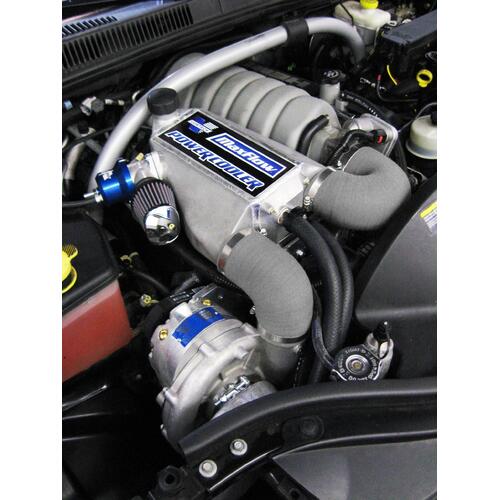 Vortech Superchargers, 2006-2010 Jeep Grand Cherokee SRT8 w/V-3 Si & Charge Cooler, Satin Finish