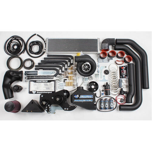 Vortech Superchargers, 2009-2010 5.7L Manual Trans. Challenger w/V-3 Si & Charge Cooler, Black