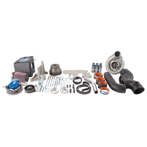 Vortech Superchargers, 1986-1993 5.0 Mustang Supercharging System w/V-3 SCi, Satin Finish
