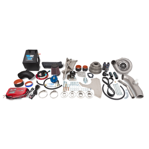 Vortech Superchargers, 1986-1993 5.0 Mustang H.O. System w/ V-2 Si & Charge Cooler, Polished Finish