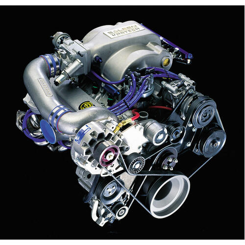 Vortech Superchargers, SHO Driver's Side Supercharging System w/V-7 YSi, Satin Finish