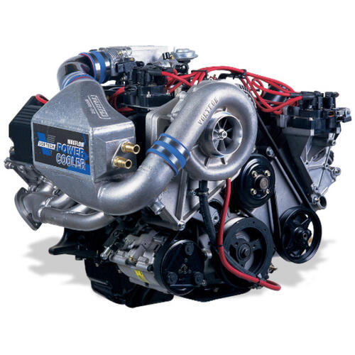 Vortech Superchargers, 1996-1998 4.6 Mustang GT System w/V-2 Si & Charge Cooler, Polished Finish