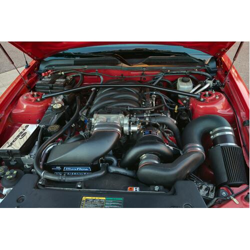 Vortech Superchargers, Tuner Kit, 2007-2009 Mustang GT w/V-2 Si, Satin Finish