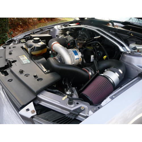 Vortech Superchargers, 2005-2008 Ford Mustang 4.0 V6 System w/V-2 Si, Polished Finish