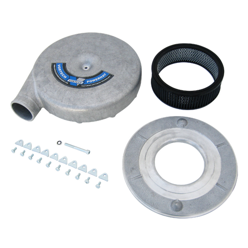Vortech Superchargers, Universal "PowerHat" Carburetor Hat Assembly, Satin Finish