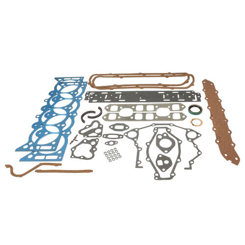 VPW  Engine Gasket Set, Felpro Head Gasket, For Holden Commodore V8, 253, 304, 308, Early Model ( Non EFI) ,Rubber Rear Main Seal , Set