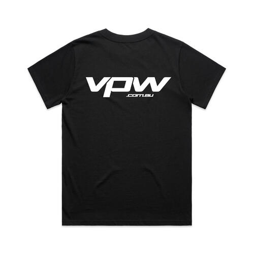 VPW Logo Womens T-Shirt, Black