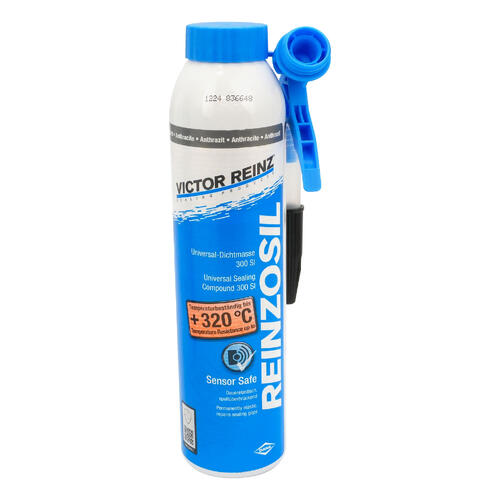 Victor Reinz, REINZOSIL, Solvent-Free, Permanently Elastic, Fast-Hardening Silicon Sealant For Sealing Flat Surfaces With A  Gap, 200ml Press Can, Ea