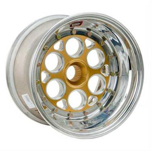 WELD Wheel Magnum Midget Spline Aluminium Matte Gold 13 in. x 8.0 in. 31-Spline Bolt Circle 4.00 in. Backspace