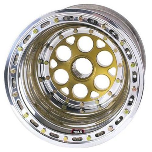 WELD Wheel Aluminium 15X10 MAGNUM SPRNT 6PIN LUG MT 5'O/S OBL W/CVR