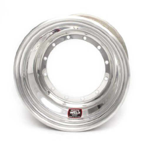 WELD Wheel Micro Direct Mount Aluminium Polished 10 in. x 6.0 in. 4 x 6.75 in. Bolt Circle 3.00 in. Back Space
