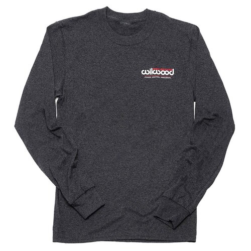 Wilwood Long Sleeve T-Shirt, Dark Grey, Cotton, Men's