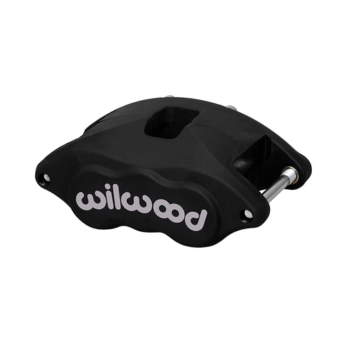Wilwood Caliper, GM D52, Floating, 1.04 in. Rotor Width, 12.19 in. Rotor Dia., 1.25/1.25 in. Bore, Aluminum, Universal, Black, Each