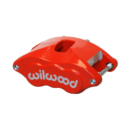 Wilwood Caliper, GMD52, Floating, 1.04 in. Rotor Width, 12.19 in. Rotor Dia, 1.25/1.25 in. Bore, Universal, Alum, Red, Each