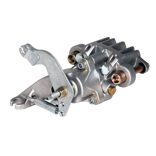 Wilwood Caliper, HM4, Floating, 0.19 in. Rotor Width, 11.20 in. Rotor Dia, 1.00 in. Bore, LH, Alum, Clear, Each