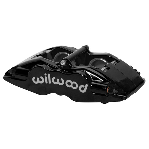 Wilwood Caliper, FSLI4, Lug, 0.81 in. Rotor Width, 13.06 in. Rotor Dia, 1.62/1.62 in. Bore, Universal, Alum, Black, Each