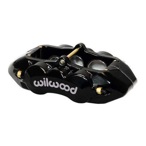 Wilwood Caliper, D8-6, Lug, 1.25 in. Rotor Width, 11.75 in. Rotor Dia, 1.88/1.38/1.25 in. Bore, RH, Alum, Black, Each