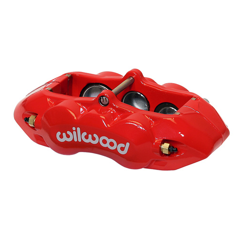 Wilwood Caliper, D8-6, Lug, 1.25 in. Rotor Width, 11.75 in. Rotor Dia, 1.88/1.38/1.25 in. Bore, RH, Alum, Red, Each