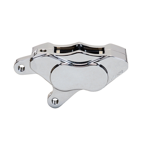 Wilwood Caliper, Billet Front For Harley Lug, 0.25 in. Rotor Width, 11.80 in. Rotor Dia, 1.25/1.25 in. Bore, RH, Alum, Polished, Each