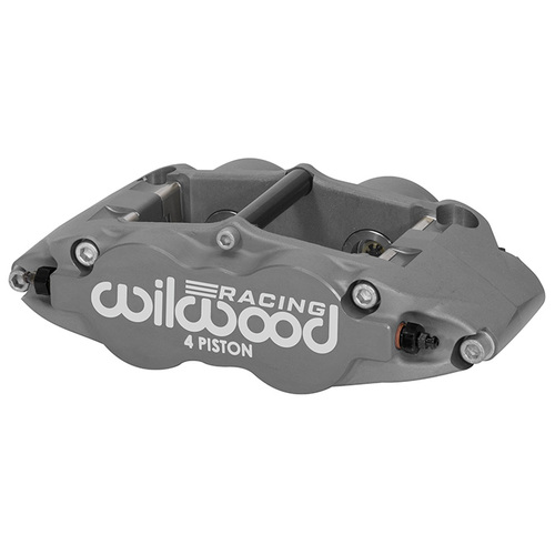 Wilwood Caliper, FNSL4R ST, Radial, 1.10 in. Rotor Width, 14.00 in. Rotor Dia., 1.12/1.12 in. Bore, Universal, Alum, Ano, Each