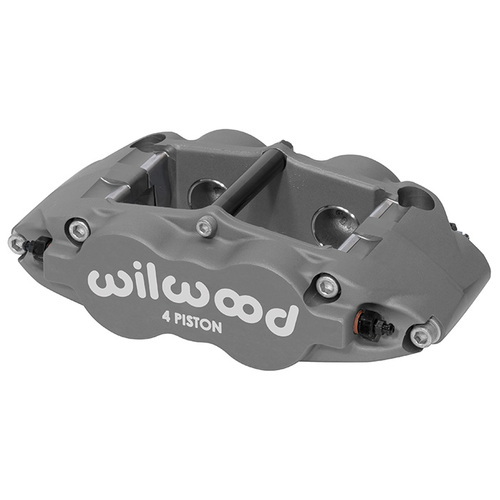 Wilwood Caliper, FSL4R, Radial, 1.25 in. Rotor Width, 14.00 in. Rotor Dia., 1.88/1.62 in. Bore, LH, Alum, Ano, Each