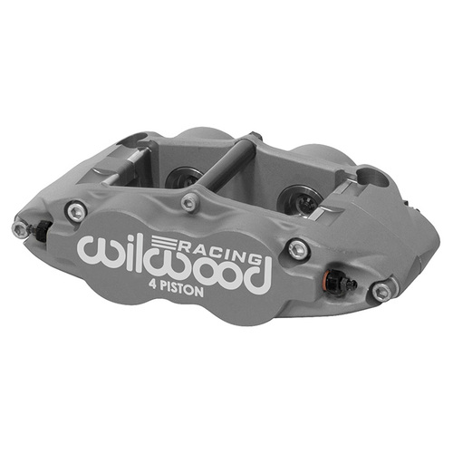Wilwood Caliper, FSL4R ST, Radial, 0.81 in. Rotor Width, 14.00 in. Rotor Dia, 1.25/1.25 in. Bore, Universal, Alum, Ano, Each