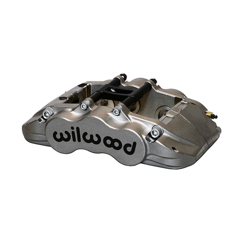 Wilwood Caliper, GN6R ST, Radial, 1.38 in. Rotor Width, 13.06 in. Rotor Dia, 1.75/1.38/1.38 in. Bore, LH, Alum, Nickel, Each