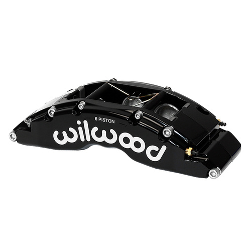Wilwood Caliper, TC, Radial, 1.38 in. Rotor Width, 16.00 in. Rotor Dia, 1.88/1.62/1.62 in. Bore, LH, Alum, Black, Each