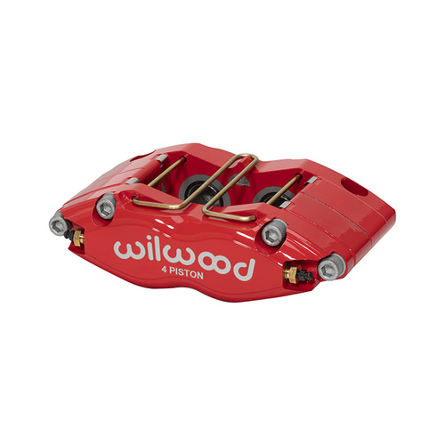 Wilwood Caliper, DPR13-DS, Radial, 1.10 in. Rotor Width, 13.00 in. Rotor Dia, 1.00/1.00 in. Bore, Universal, Alum, Red, Each